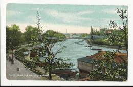 CHESTER -RIVER FROM THE WALLS - Chester