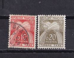 FRANCE 1960  TAXE  91 92  TB - 1960-.... Gebraucht