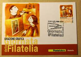 ITALY 2012 - GIORNATA DELLA FILATELIA  2012 , OFFICIAL MAXIMUN CARD FDC  COMPLETE SET - 2011-20: Nieuw/plakker