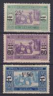 ## Senegal 1922-27 Mi. 91-92, 98 Markt Overprinted W. New Values MH* - Neufs