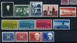 1963. NORVEGIA - NORGE - NORWAY - Mi. 494/95-496/97-498/99-500/02-508/11 - LH - CAN CHOOSE. READ NOTE - Unused Stamps