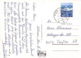 Schweiz / Switzerland - Postkarte Echt Gelaufen / Postcard Used  (o542) - Lettres & Documents