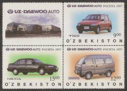 UZBEKISTAN 1997 - UZ-Daewoo, Cars - Set MNH - Oezbekistan