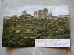Schloss Burg  A.d. Wupper Mit Bergfried     W. Fülle - Barmen -  PU 1903  To BAROP    D81396 - Solingen