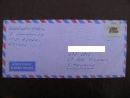 Cover Sent From Greece To Lithuania, Olympic Games Athen Pekin Beijing - Storia Postale