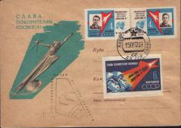 Russia- USSR 1962-Spaceships "VOSTOK-3 & 4". The First-ever Formation Flying,special Stamped - Russie & URSS