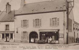 CPSM ARTENAY (Loiret) - Hôtel De La Fontaine Gaston Barbier Propriétaire - Artenay