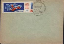 Russia-USSR 1966-5 Years Of Flight Of The First Person In Space,special Stamped - Russie & URSS