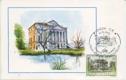 ITALIA - FDC MAXIMUM CARD 1980 -  VILLA FOSCARI MALCONTENTA - VENEZIA  - ANNULLO SPECIALE - Cartes-Maximum (CM)