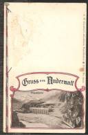 Gruss Aus ANDERMATT Kriegskaserne Verlag Jos. Furger-Regli Andermatt Ca. 1890 - Andermatt