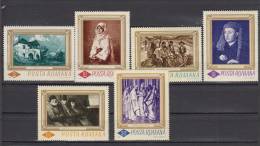 ROUMANIE   1966    Tbleaux        N°   2248/2253       COTE      15.00  EURO         ( 11) - Unused Stamps