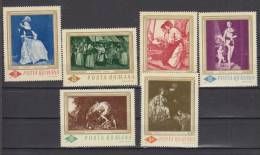 ROUMANIE   1967    Tbleaux        N°   2286/2291       COTE      11.50  EURO         ( 32) - Unused Stamps