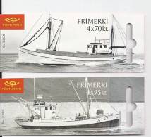 Carnets D´Islande 2005 Bateaux De Pêche  N° C 1023 Et 1025 Oblitérés (cancelled) - Booklets