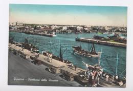 1688.  Fiumicino - Panorama Della Darsena - 1956 - Auto - Car - Voiture - Fiat 1100 E Topllino Giardinetta -  Animata - Fiumicino