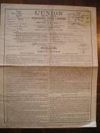 Contrat D'Assurance L'Union Année 1899 ( Brioude ) - Banca & Assicurazione