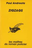 Zigzags - De Paul Andreota - Livre De Poche Le Masque N° 1975 - 0ctobre 1981 - Le Masque