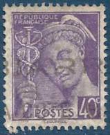 FRANCE Oblitéré Y&T N°413 Bien Centré - 1938-42 Mercure