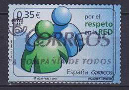 Spain 2011 Mi. 4593      0.35 € Por El Respeto En La Red Menschen Mit Behinderung - Oblitérés