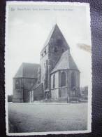 CPA.    DEUX-ACREN.      Eglise  Saint-Géréon - Tour Romane Et Choeur. - Lessines