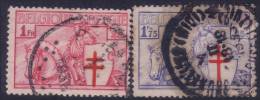 *PROMO* 2 Timbres De 1934 Oblitérés TB (Y&T N° 398 399 , Cote: 24.75€) - Andere & Zonder Classificatie