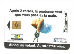 Télécarte 50 Alcool Au Volant, Autotestez-vous - 1996