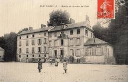 CLAYE-SOUILLY MAIRIE ET JUSTICE DE PAIX CARTE TISSE - Claye Souilly
