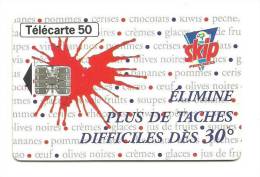 Télécarte 50 Skip élimine Plus De Taches Difficiles Dès 30° - 1995