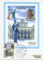 ITALIA - FDC MAXIMUM CARD 1999 - ACCADEMIA MILITARE DI MODENA - ANNULLO SPECIALE - Cartes-Maximum (CM)