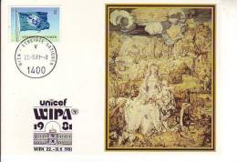 AUTRICHE: Carte  PREMIER JOUR FDC 1981 UNICEF  WIPA WIEN Vereinte Nationen - Usati