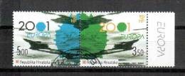 Kroatien / Croatia / Croatie 2001 Paar/pair EUROPA Gestempelt/used - 2001