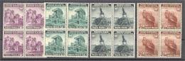 POLAND, EXILE ISSUE 1941, COIMPLETE SET, MNH BLOCKS OF 4 - Regering In Londen(Ballingschap)