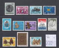 Luxemburg 1985 - 12 Zegels Gest./obl./used - Used Stamps