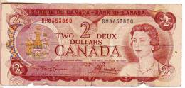 BILLET CANADA - P.86a - 1974 - 2 DOLLARS - ELIZABETH II - CHASSEURS INUIT - Kanada