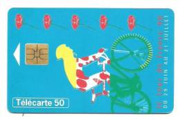 Télécarte 50 Le Tour De France 96 Du 29 Juin Au 21 Juillet - 1996