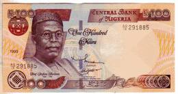 BILLET NIGERIA - P.28a - 100 NAIRA - 1999 - CHEF OBATEMI AWOLOWO - ROCHER ZUMA - Nigeria