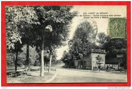 * FORÊT De SENART,Croix De Villeroy-Châlet Rustique Très Curieux.Route De Paris à Melun-1920(Garage) - Sénart