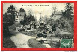 * MASSY-Vue Du Parc De Massy Verrières(Enfants,pavillons)-Carte Voyagée - Massy