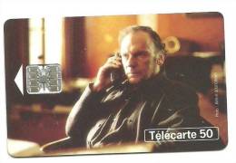Télécarte 50 Téléphone Et Cinéma Jean-louis Trintignant Dans Trois Couleurs Rouge - 1995