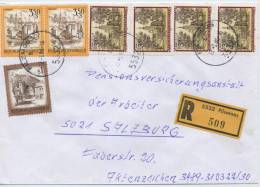 Einschreibe-Brief Reco Filzmoos-Salzburg MiFr 1986 - Briefe U. Dokumente