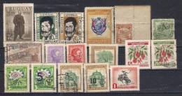 Lot 60 Uruguay 17 Different   MNH, Used - Uruguay