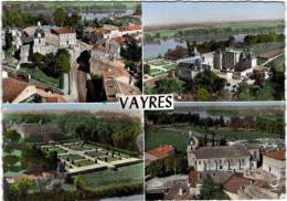Vayres - Multivue : Quartier église,  Chateau,  Jardins Du Chateau, église - Bazas