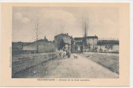 38 // BEAUREPAIRE  Avenue De La Gare   Autrefois - Beaurepaire