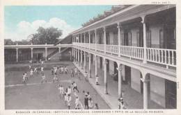 NICARAGUA - MANAGUA / INSTITUTO PEDAGOGICO - CORREDORES Y PATIO DE LA SECCION PRIMARIA - Nicaragua