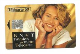 Télécarte 50 BNVT Passionnément Télécarte - 1996