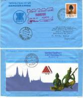 Flugpost 20 J.TAP Air Porto-Frankfurt Ab Thailand Aerogramme (217) - Cartas & Documentos