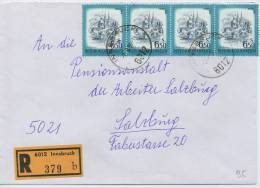 Einschreibe-Brief Reco Innsbruck-Salzburg MeFr 1995 - 1981-90 Covers