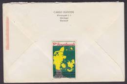 Denmark Deluxe HELSINGØR 1966 Brief Cover Bliv Frimærkesamler Danmarks Filatelist Union Vignette 1481 Ballet Stamp (2 Sc - Brieven En Documenten