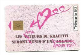 Télécarte 50 Parfum GRAFFITI - 1995