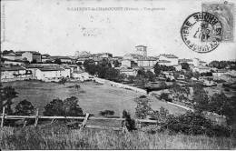 69 ST LAURENT DE CHAMOUSSET   VUE GENERALE EN 1906 - Saint-Laurent-de-Chamousset