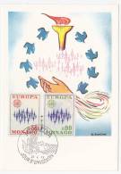 MONACO => Carte Maximum => Europa 1972 - Maximumkaarten